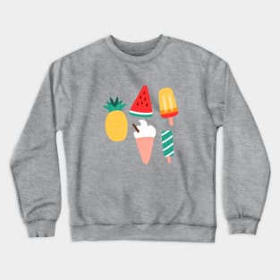 sweet food and dessert Crewneck Sweatshirt